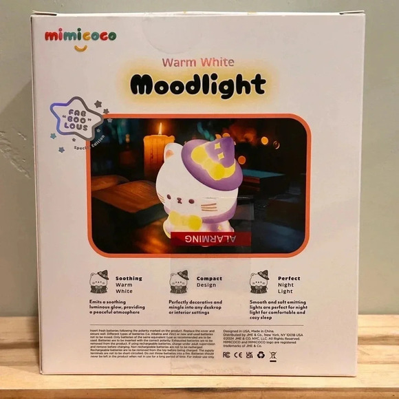 Mimicoco Wizard Luna Soft Silicone Warm White Mood Light. Brand New In Box. - Picture 6 of 9